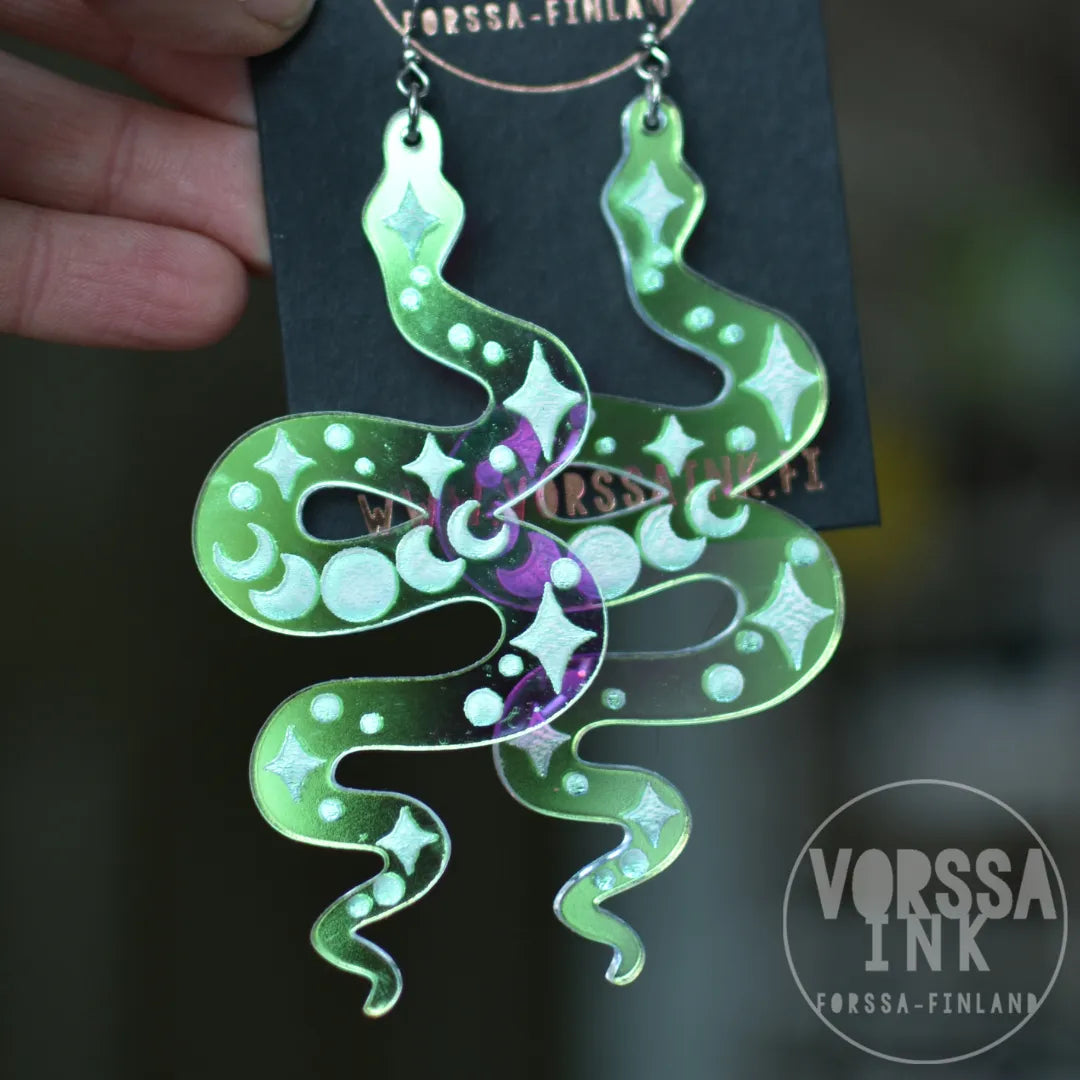 Käärme korvikset | Vorssa Ink